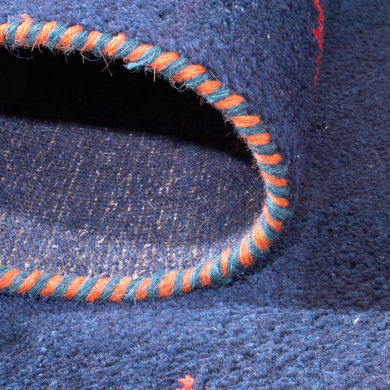 Dywan Gabbeh - Indus - 180 x 120 cm - ciemnoniebieski