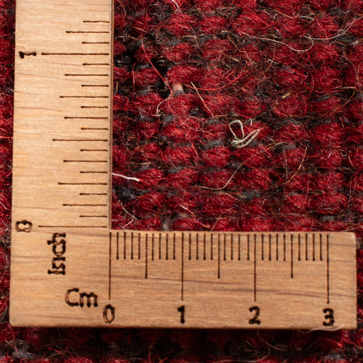 Dywan Gabbeh - Indus - 180 x 120 cm - bordowa czerwień