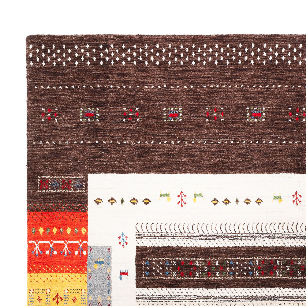 Dywan Gabbeh - Loribaft Softy - 240 x 170 cm - wielokolorowy