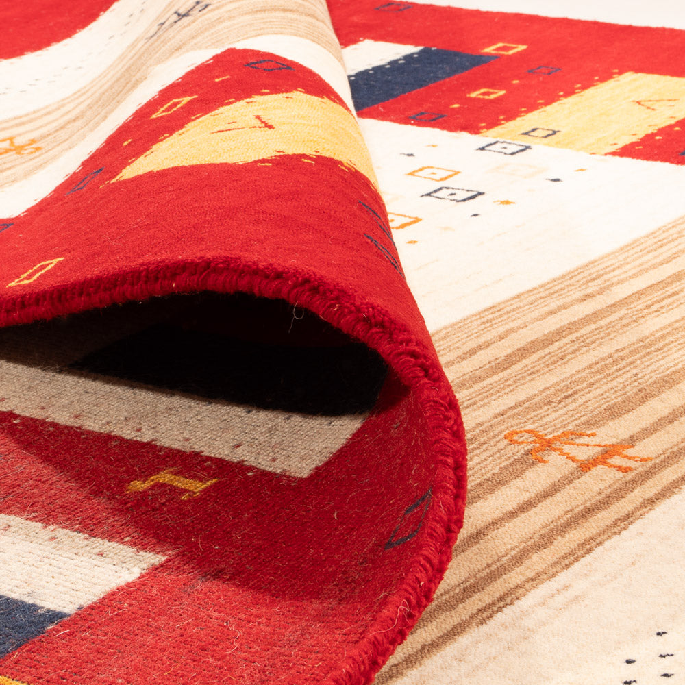 Dywan Gabbeh - Loribaft Softy - 240 x 170 cm - wielokolorowy