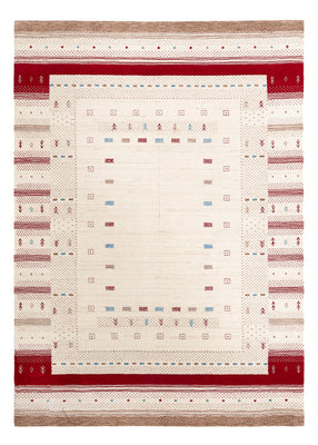 Dywan Gabbeh - Loribaft Softy - 240 x 170 cm - naturalna biel