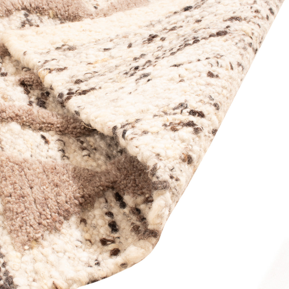 Dywan wełniany - 90 x 60 cm - jasny beż