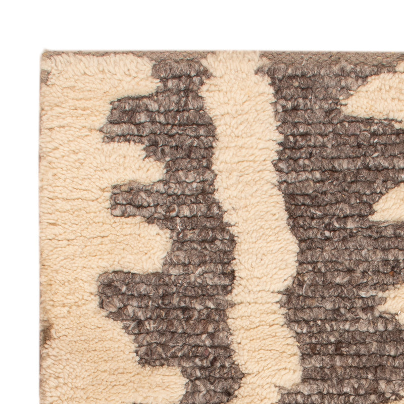 Dywan wełniany - 90 x 60 cm - beżowy