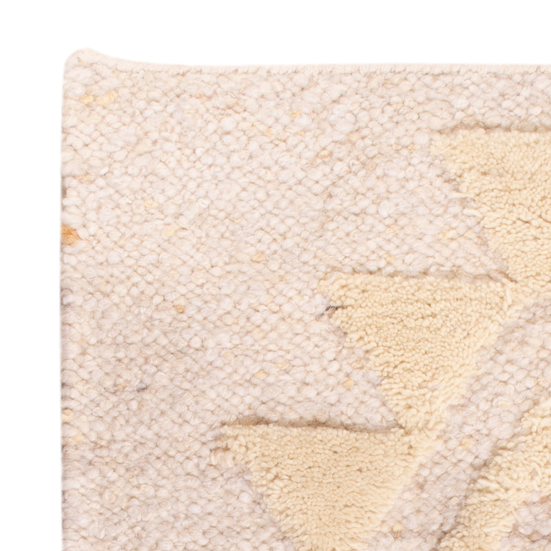 Dywan wełniany - 90 x 60 cm - beżowy