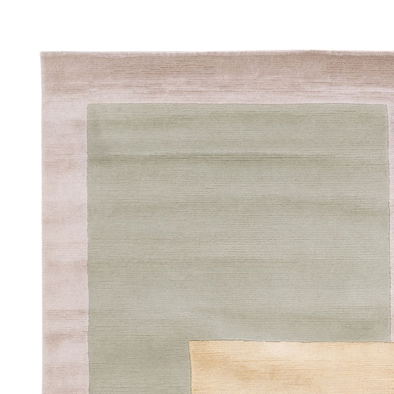 Designerski dywan - 243 x 167 cm - zielona