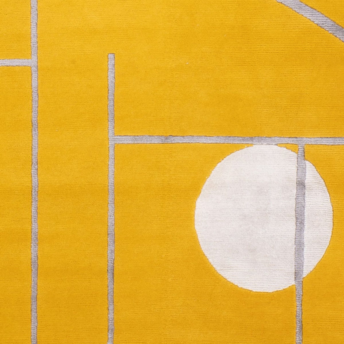 Designerski dywan - 242 x 171 cm - złoto