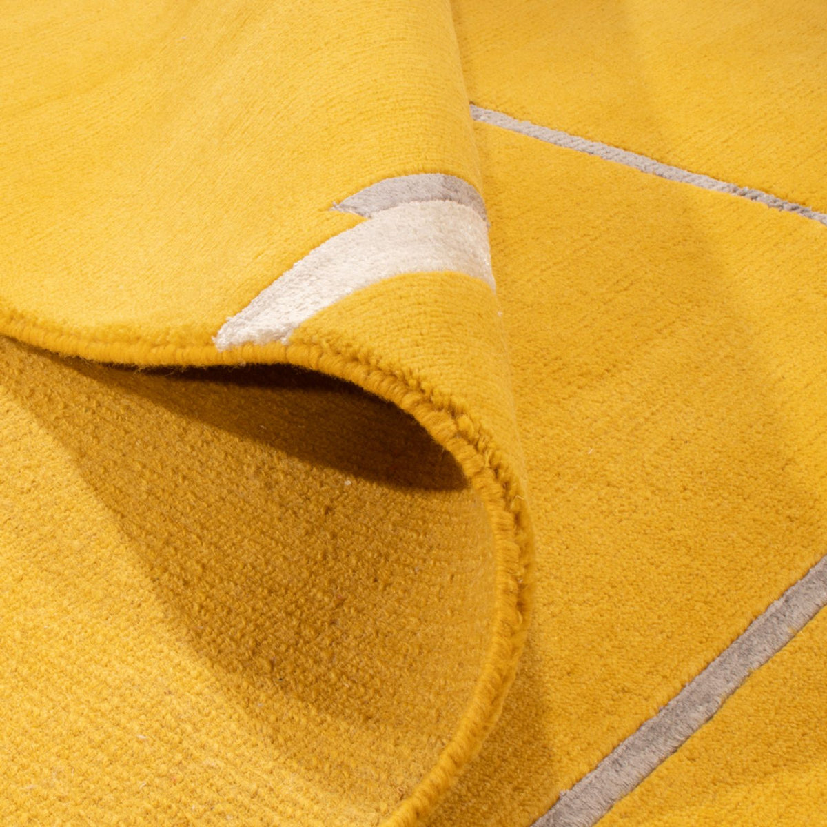 Designerski dywan - 242 x 171 cm - złoto