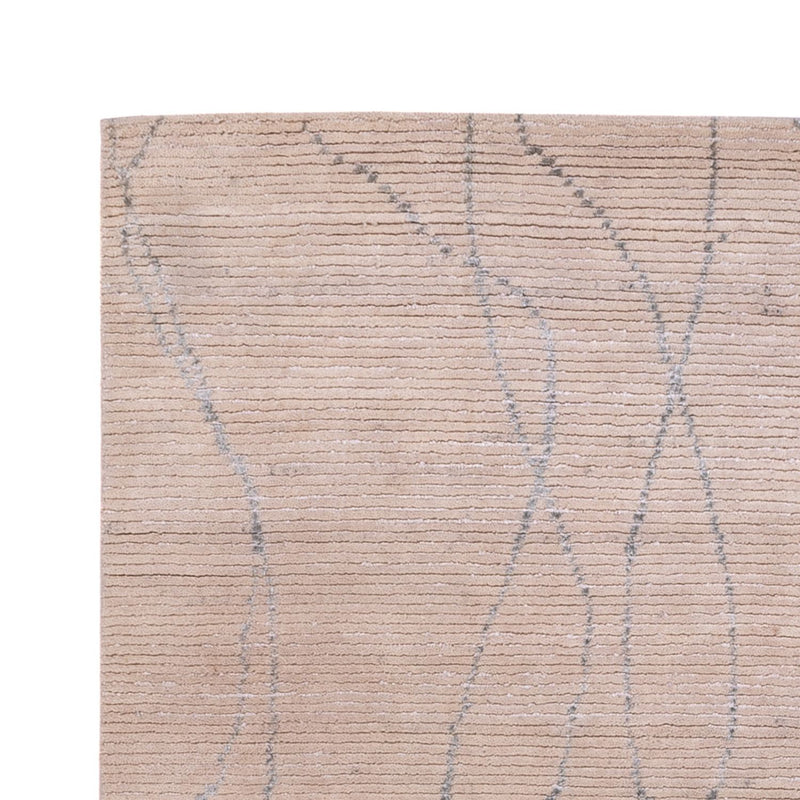 Designerski dywan - 236 x 176 cm - beżowy