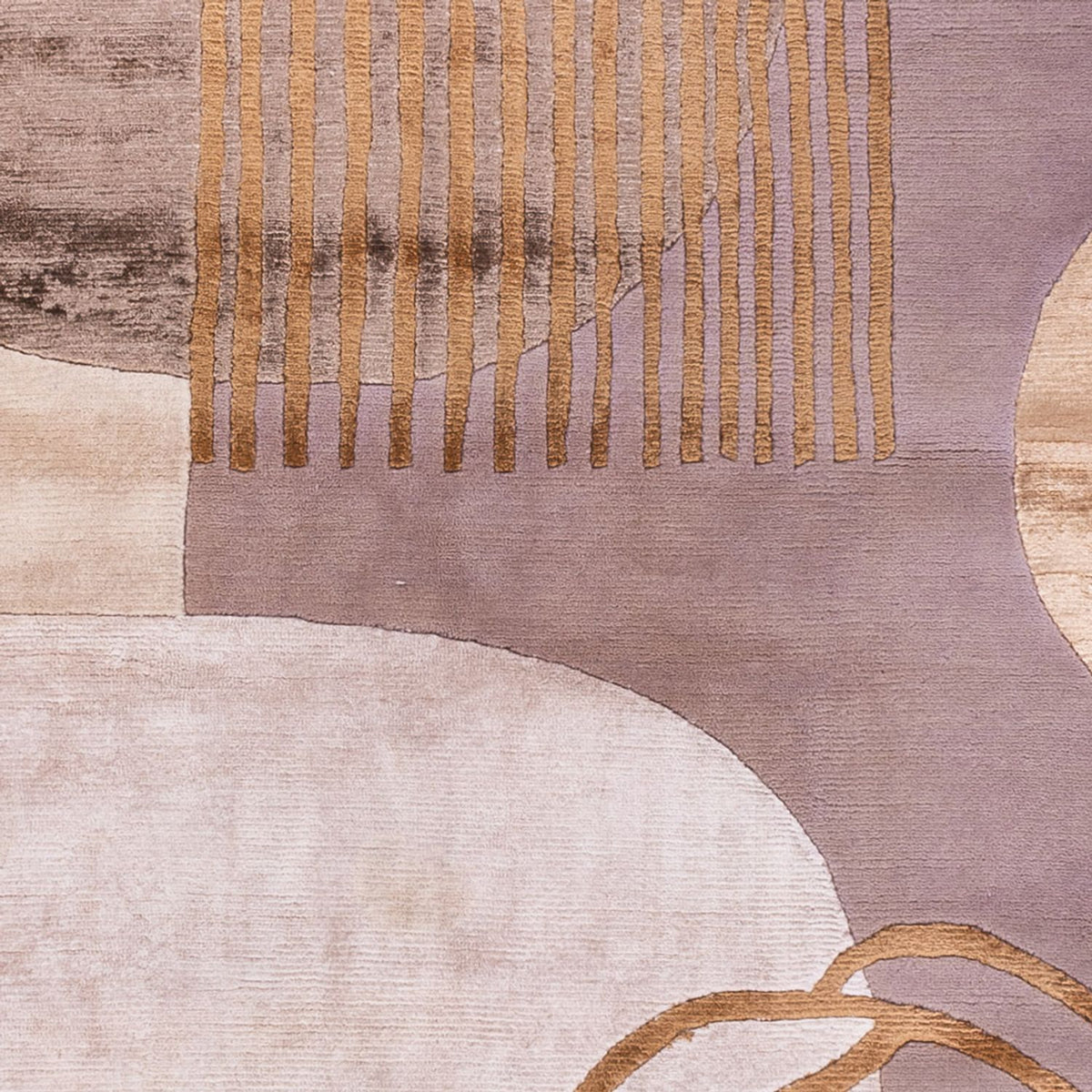 Designerski dywan - 241 x 166 cm - beżowy