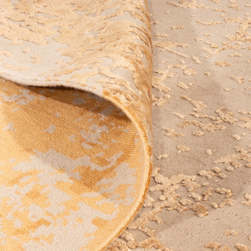 Designerski dywan - 246 x 171 cm - złoto