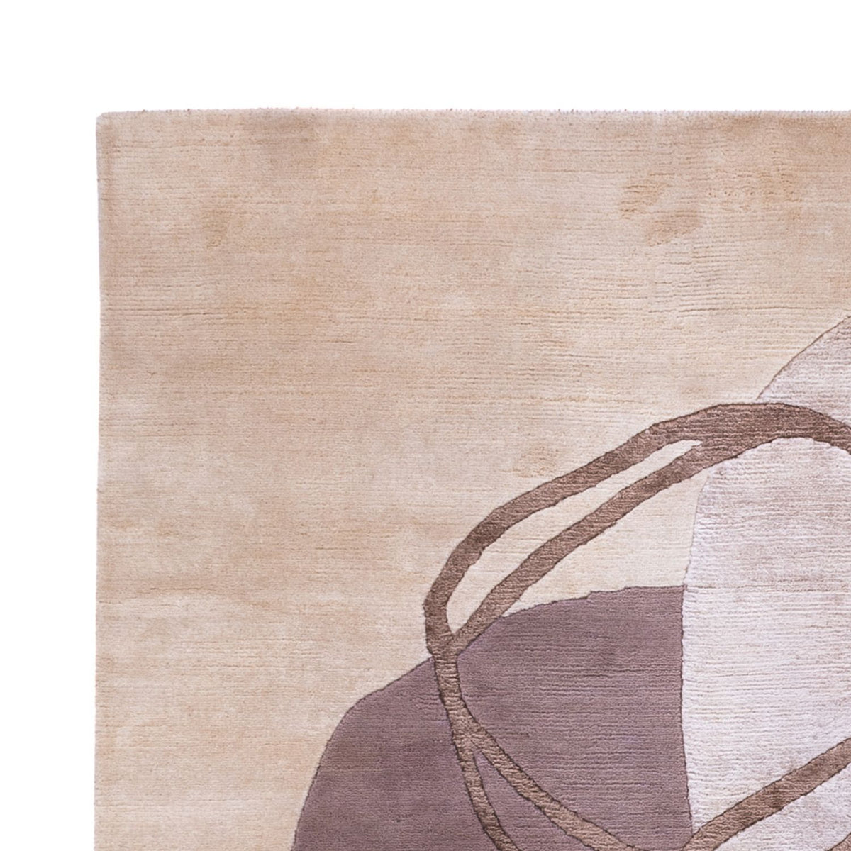 Designerski dywan - 244 x 164 cm - srebrny