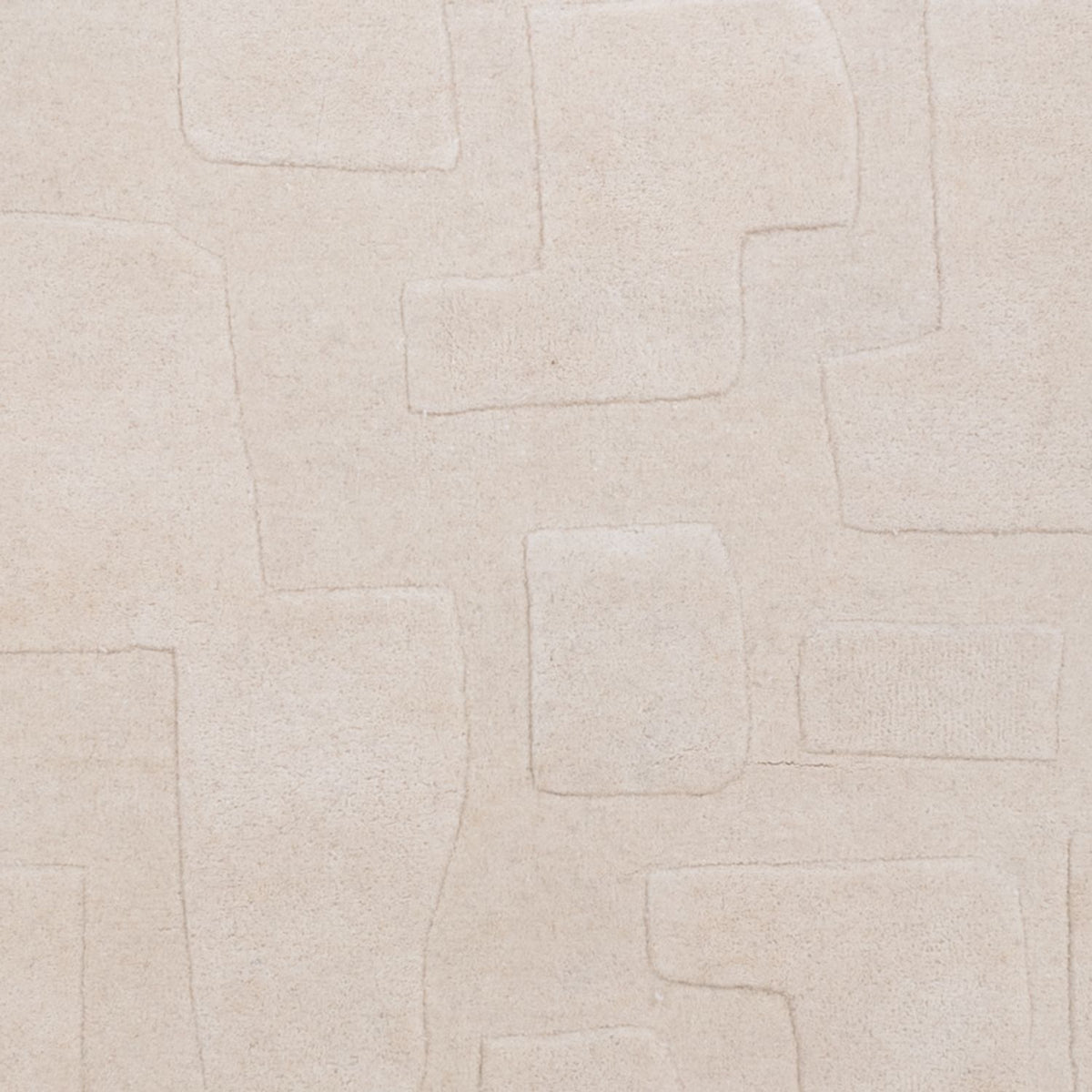 Designerski dywan - 200 x 140 cm - beżowy