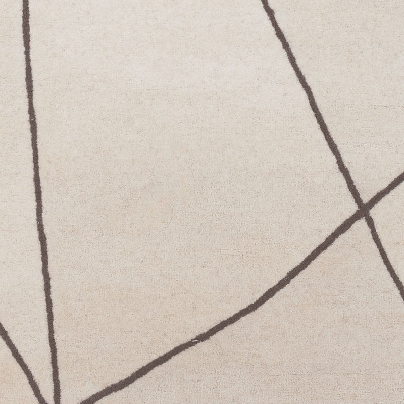 Dywan wełniany - 200 x 140 cm - beżowy