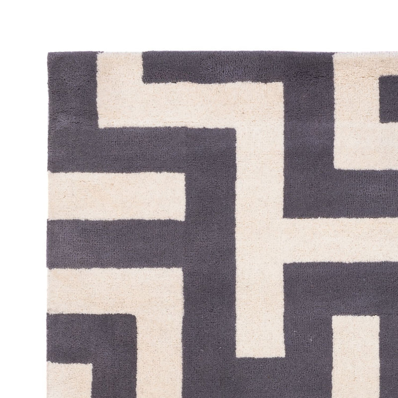 Designerski dywan - 200 x 140 cm - szary