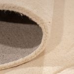 Dywan wełniany - 200 x 140 cm - beżowy