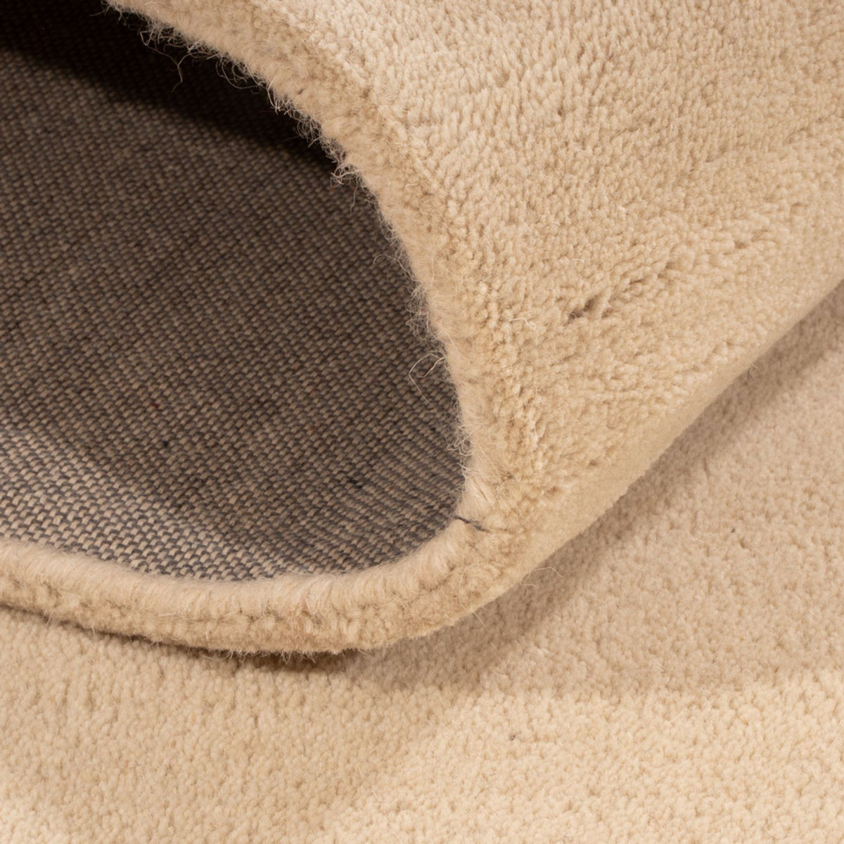 Dywan wełniany - 200 x 140 cm - beżowy