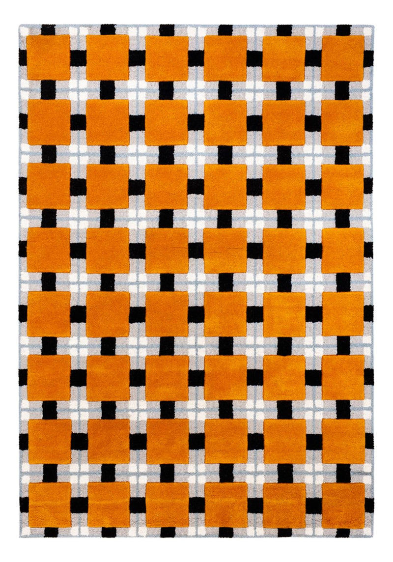 Designerski dywan - 200 x 140 cm - złoto