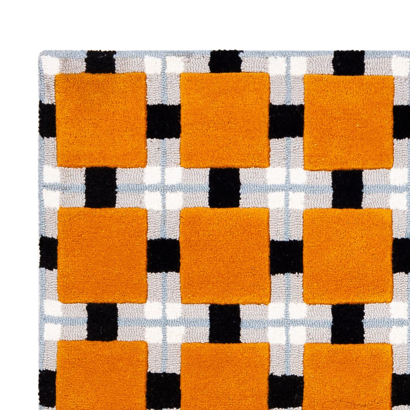 Designerski dywan - 200 x 140 cm - złoto