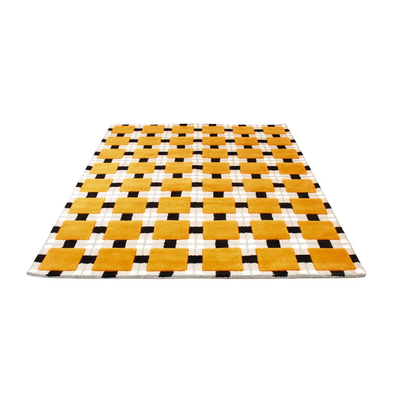 Designerski dywan - 200 x 140 cm - złoto