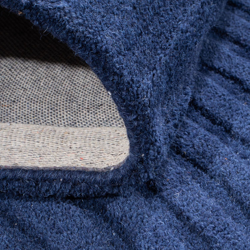 Dywan wełniany - 200 x 140 cm - niebieski