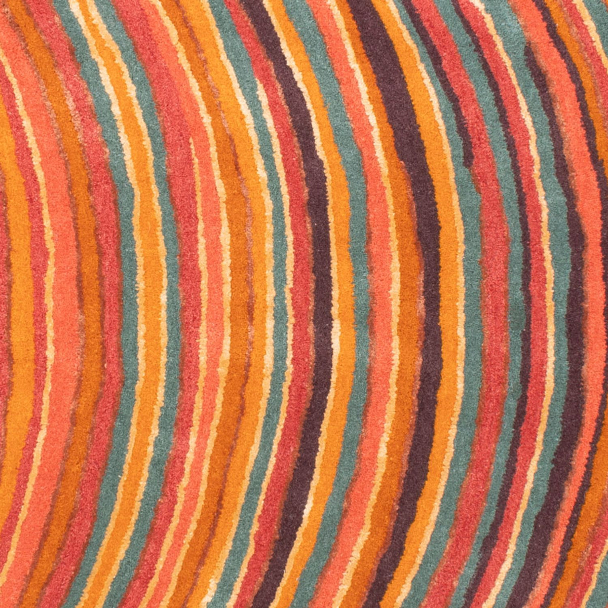 Designerski dywan owalny  - 200 x 140 cm - wielokolorowy