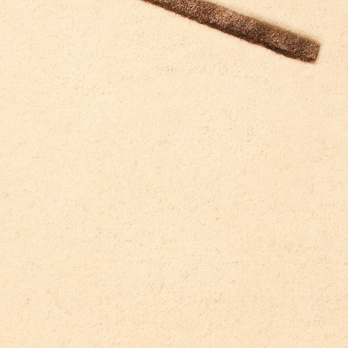 Designerski dywan - 90 x 60 cm - kremowy