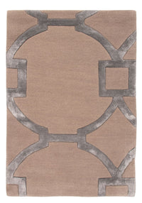 Designerski dywan - 90 x 60 cm - srebrny