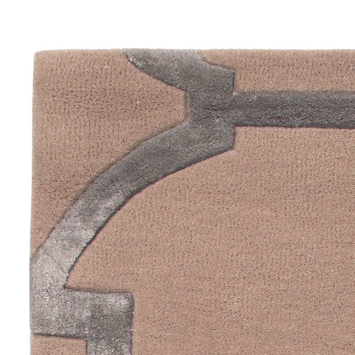 Designerski dywan - 90 x 60 cm - srebrny