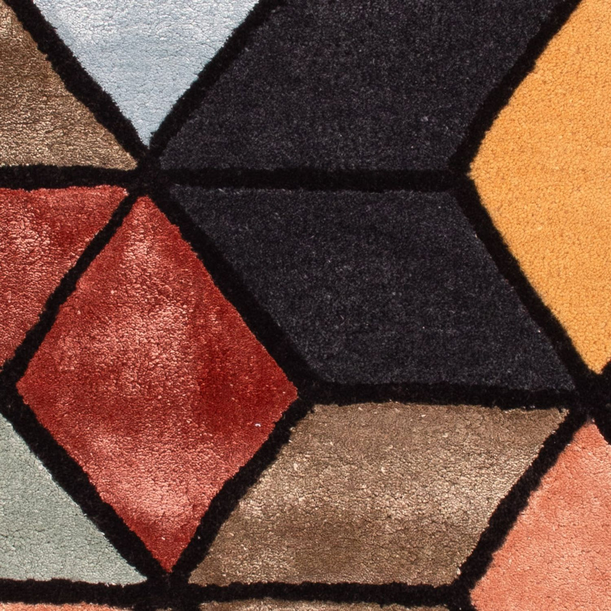 Designerski dywan - 90 x 60 cm - wielokolorowy