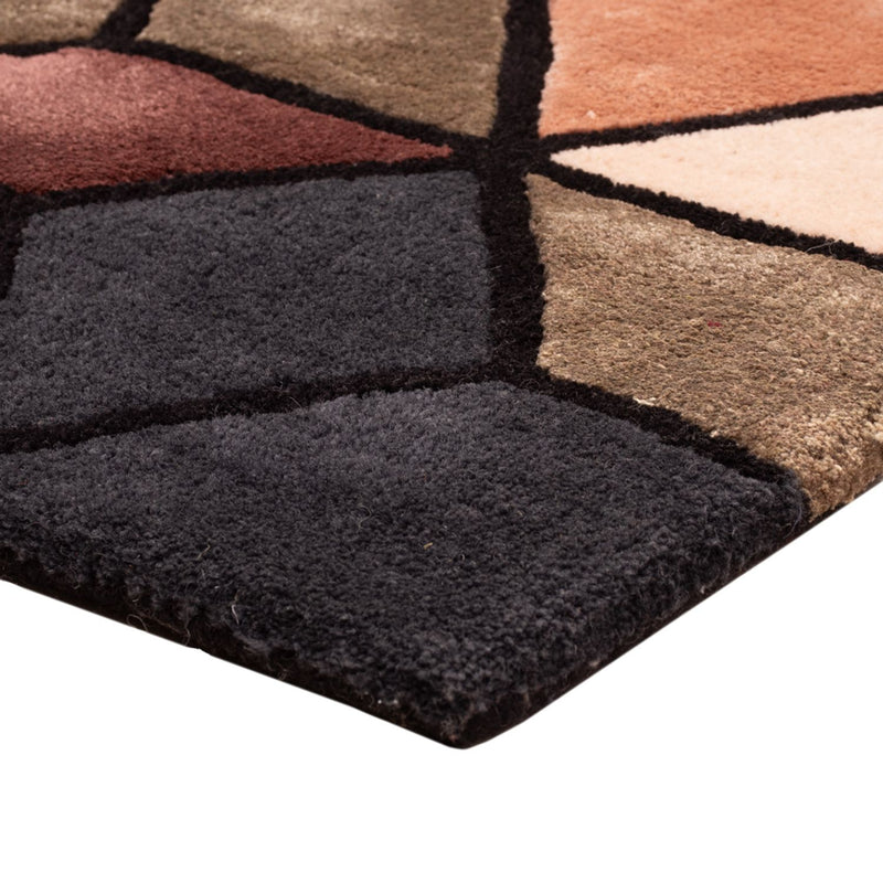 Designerski dywan - 90 x 60 cm - wielokolorowy