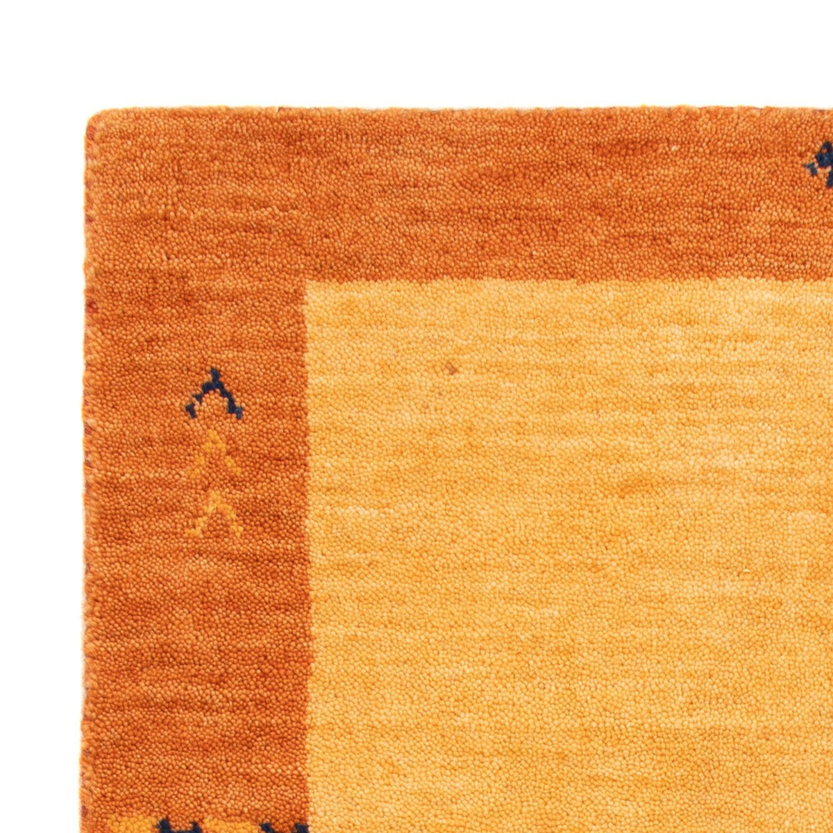 Dywan Gabbeh - Miękki - 90 x 60 cm - złoto