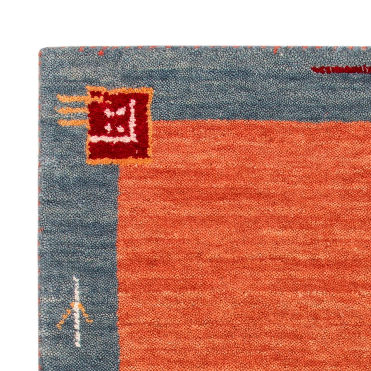 Dywan Gabbeh - Miękki - 90 x 60 cm - czerwony