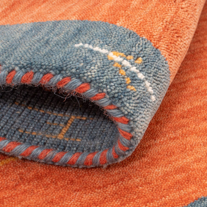 Dywan Gabbeh - Miękki - 90 x 60 cm - czerwony