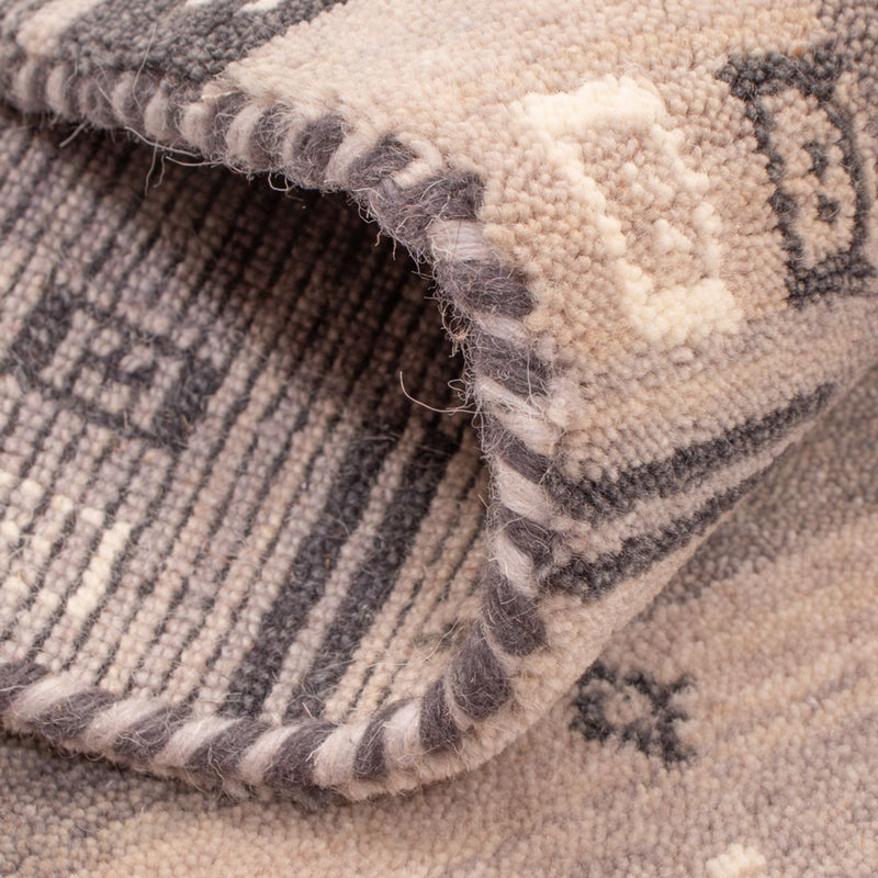 Dywan Gabbeh - Miękki - 90 x 60 cm - szary