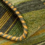 Dywan Gabbeh - Miękki - 90 x 60 cm - zielona