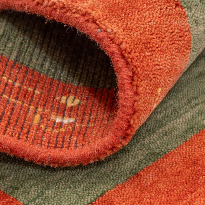 Dywan Gabbeh - Miękki - 90 x 60 cm - zielona