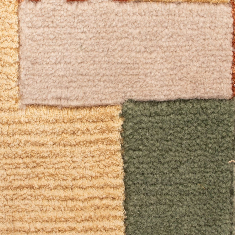 Designerski dywan kwadratowy  - 30 x 30 cm - zielona