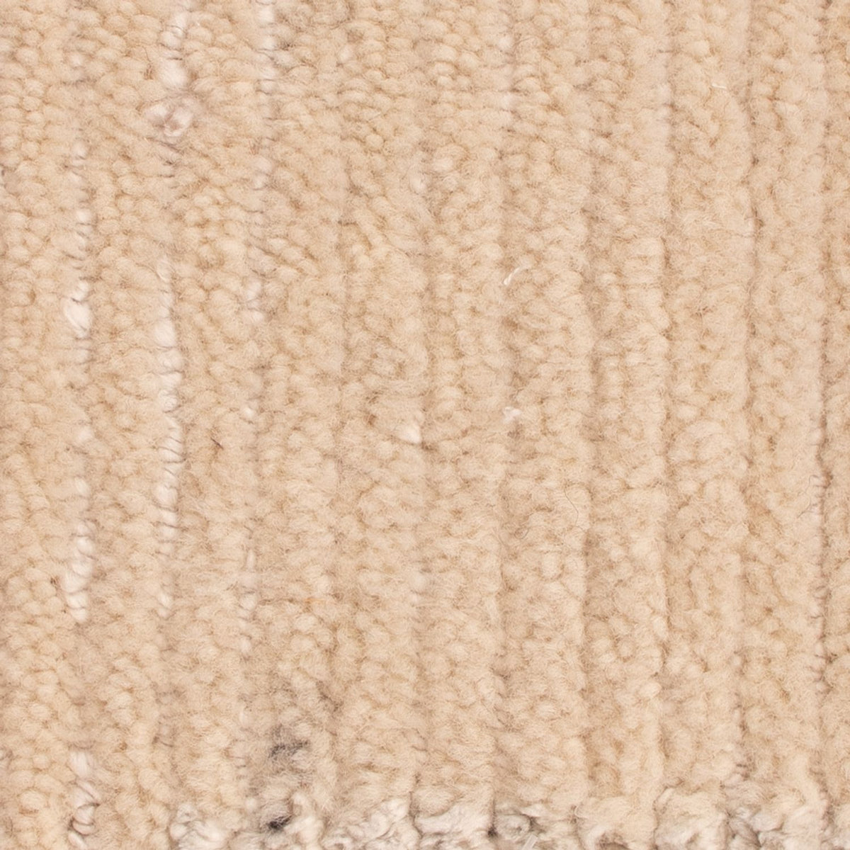 Designerski dywan kwadratowy  - 30 x 30 cm - naturalna biel