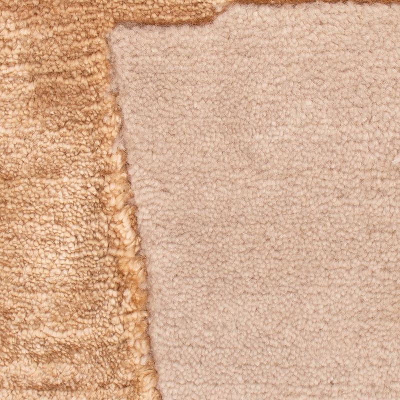 Designerski dywan kwadratowy  - 30 x 30 cm - złoto scala