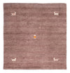 Gabbeh Loom Dywan 150x150cm - Dywan wełniany - Kwadratowy / Brązowy / 150 x 150 cm Kwadratowy