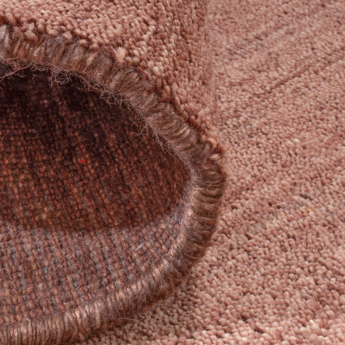 Dywan Gabbeh - Miękki kwadratowy  - 150 x 150 cm - brązowy