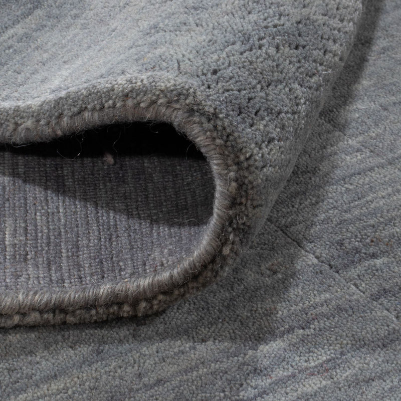 Dywan Gabbeh - Loribaft Softy kwadratowy  - 150 x 150 cm - szary