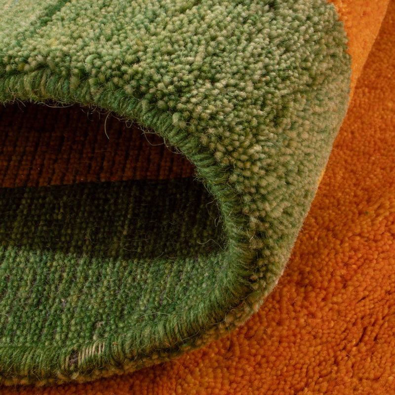 Biegacz Dywan Gabbeh - Miękki - 200 x 80 cm - pomarańczowy