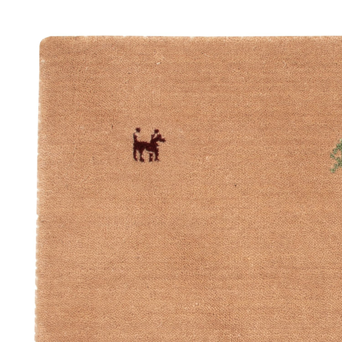 Dywan Gabbeh - Miękki - 65 x 60 cm - beżowy