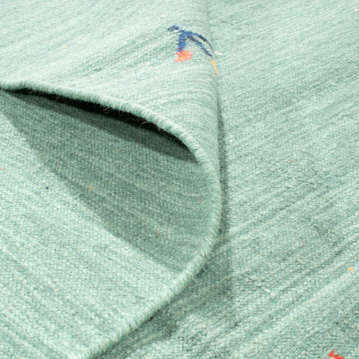 Dywan Kelim - modny - 240 x 160 cm - turkusowy