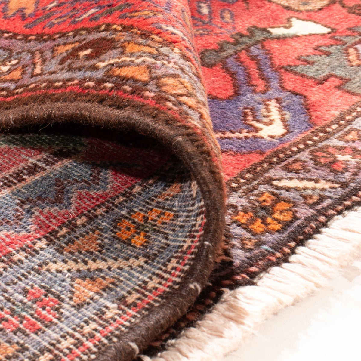 Dywan perski - Klasyczny - 99 x 89 cm - czerwony