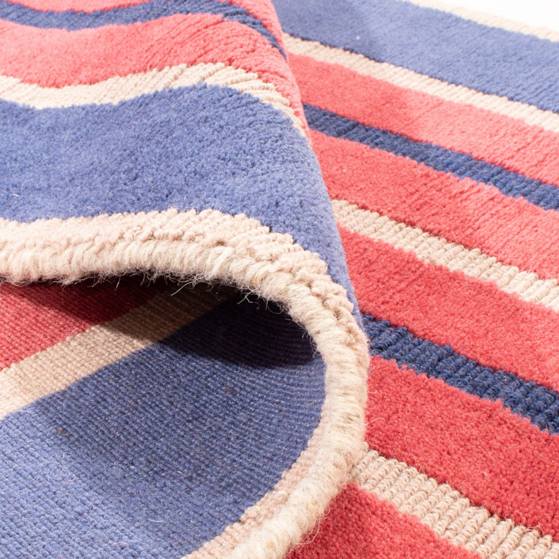 Dywan wełniany - 140 x 90 cm - wielokolorowy