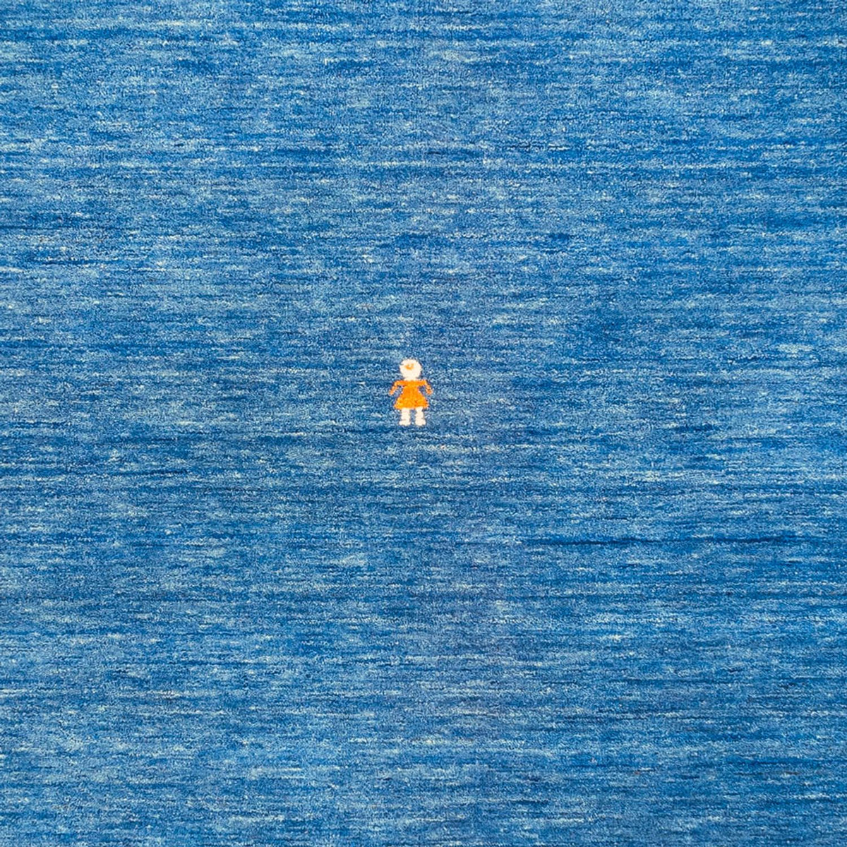 Dywan Gabbeh - Miękki kwadratowy  - 250 x 250 cm - niebieski