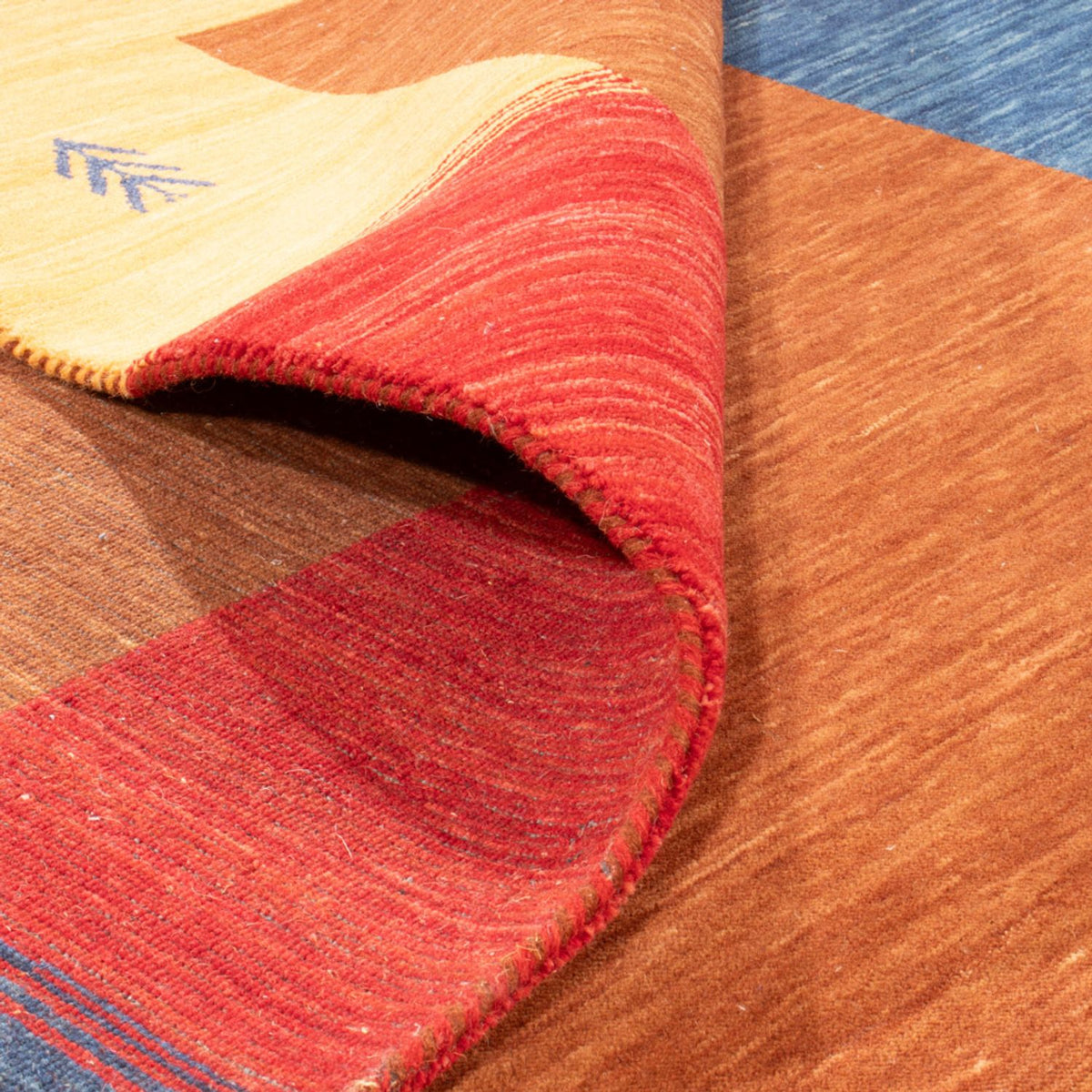 Dywan Gabbeh - Loribaft Softy - 240 x 170 cm - brązowy