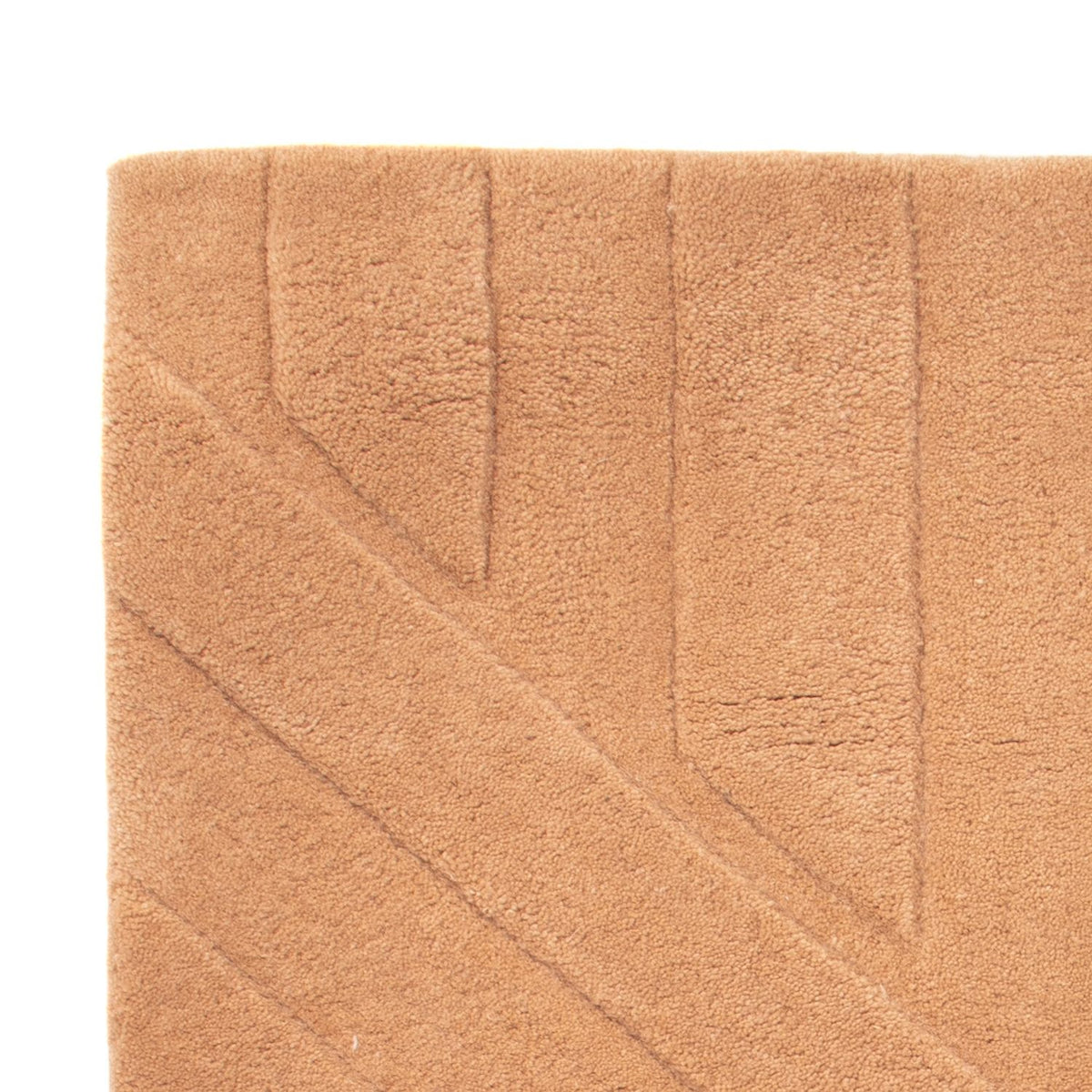 Dywan wełniany - 90 x 60 cm - łososiowy